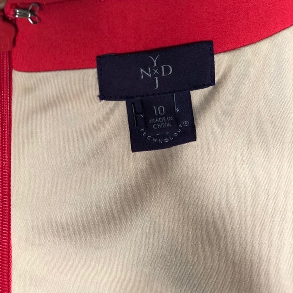 NYDJ Pink Dress Full Spandex Lining Size 10 - Picture 5 of 5